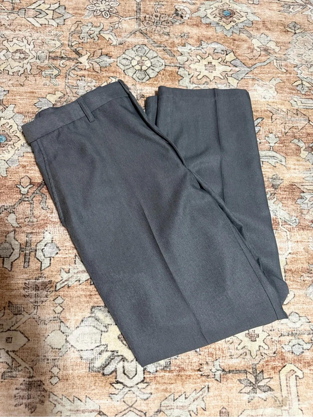 Haggar Men's Dark Gray Dress Pants